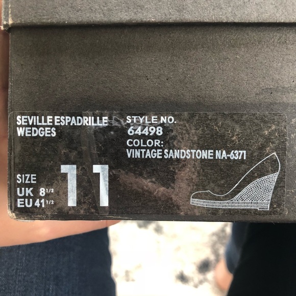 NEW! Jcrew Espadrilles Wedges - Picture 4 of 4